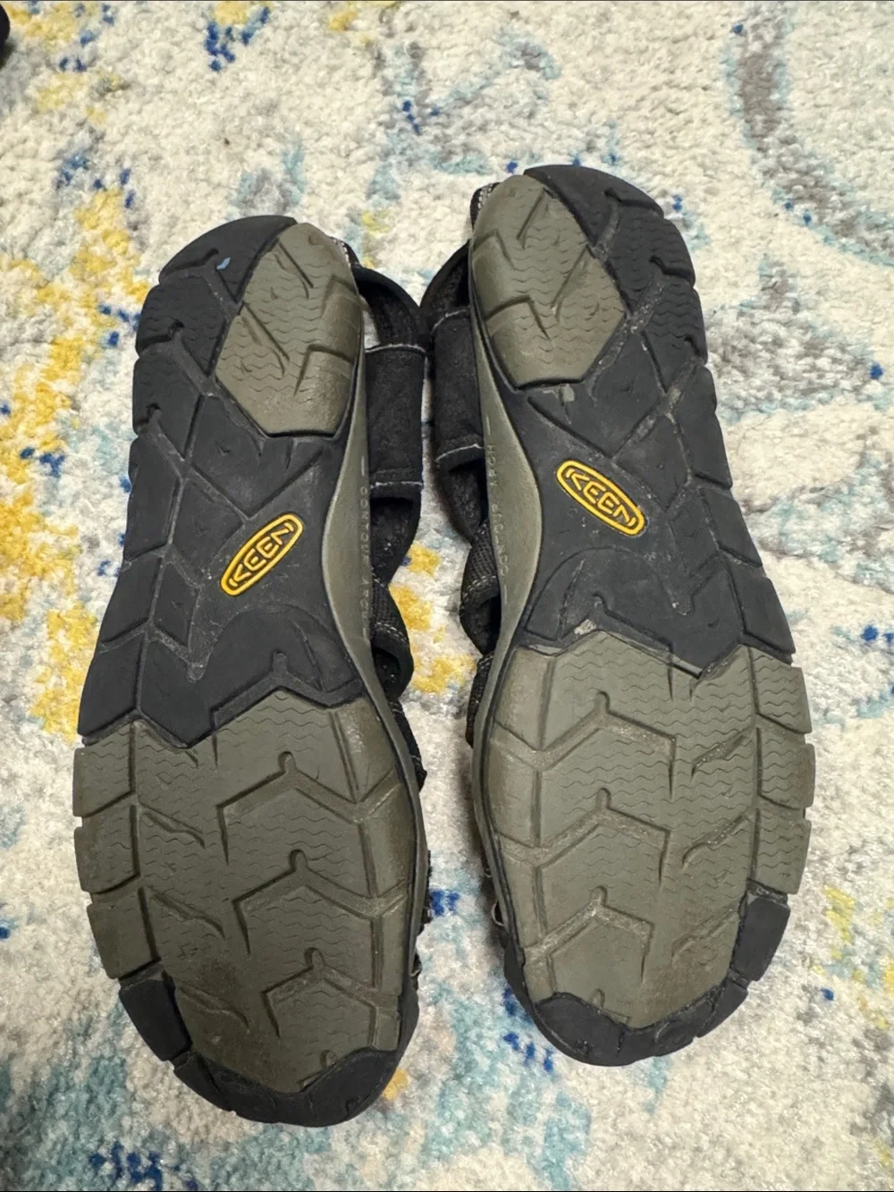 Keen Black and Gray Men's Closed-Toe Sport Sandals